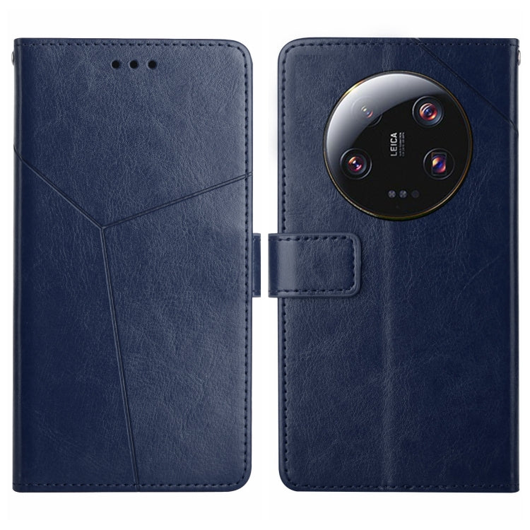 Y-shaped Pattern Flip Leather Phone Case
