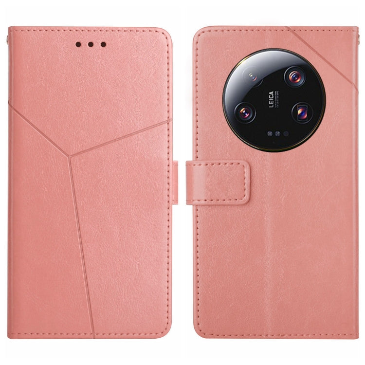Y-shaped Pattern Flip Leather Phone Case