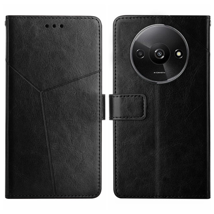 Y-shaped Pattern Flip Leather Phone Case
