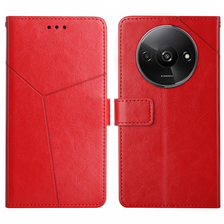 Y-shaped Pattern Flip Leather Phone Case