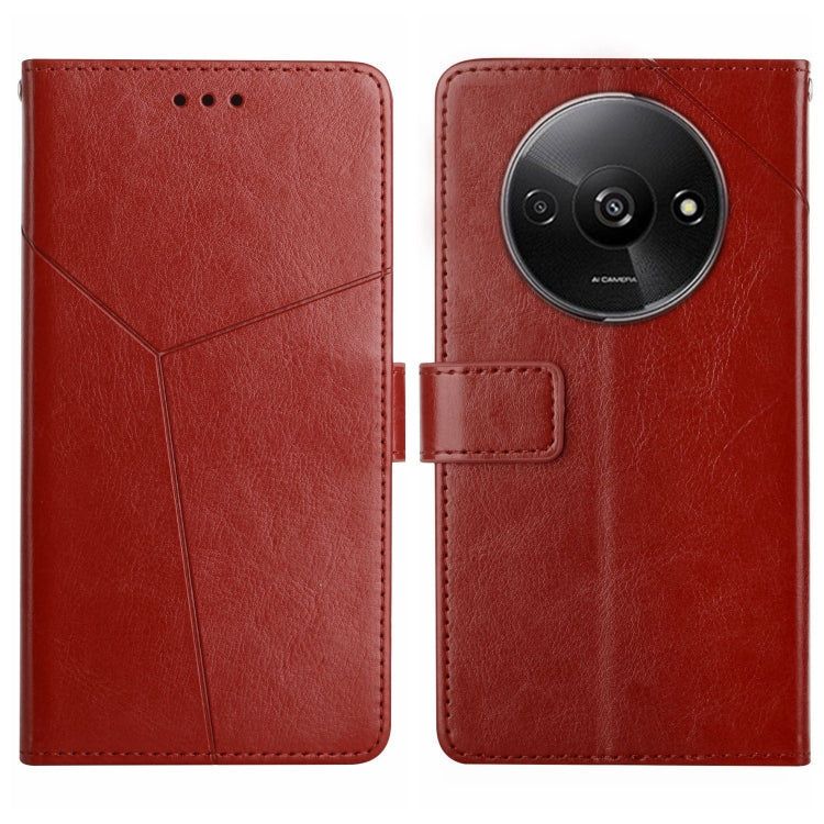 Y-shaped Pattern Flip Leather Phone Case