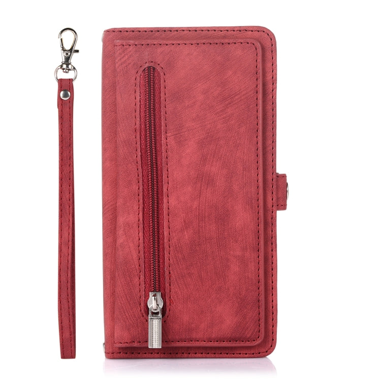 Zipper Card Slot Buckle Wallet Leather Phone Case, For iPhone 8 / 7 / SE 2020 2022, For iPhone XR, For iPhone 11, For iPhone 13 Pro