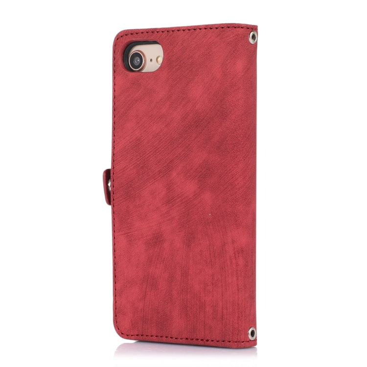 Zipper Card Slot Buckle Wallet Leather Phone Case, For iPhone 8 / 7 / SE 2020 2022, For iPhone XR, For iPhone 11, For iPhone 13 Pro