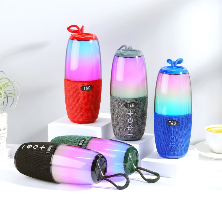 T&G TG644 5W High Power RGB Light Portable Bluetooth Speaker, TG644