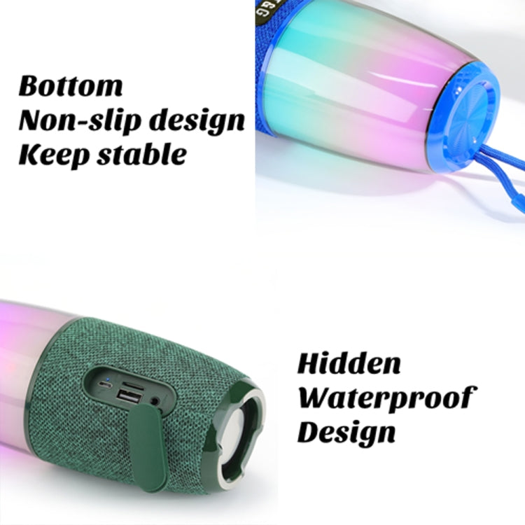 T&G TG644 5W High Power RGB Light Portable Bluetooth Speaker, TG644