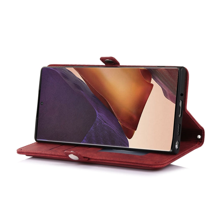 Zipper Card Slot Buckle Wallet Leather Phone Case, For Samsung Galaxy Note20 Ultra, For Samsung Galaxy S10, For Samsung Galaxy S20+, For Samsung Galaxy S21