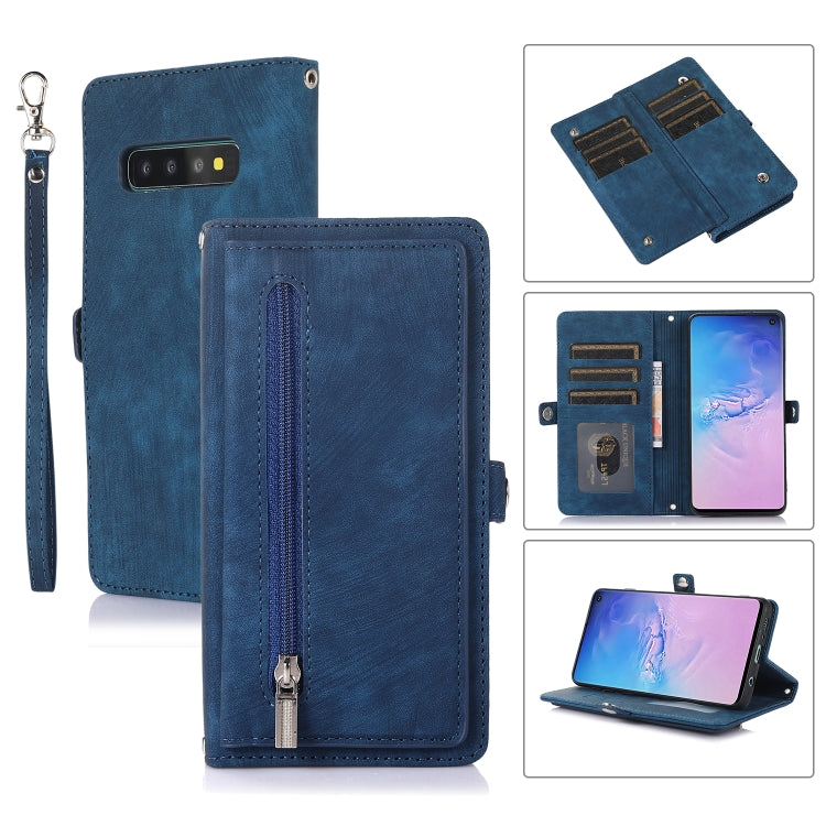Zipper Card Slot Buckle Wallet Leather Phone Case, For Samsung Galaxy Note20 Ultra, For Samsung Galaxy S10, For Samsung Galaxy S20+, For Samsung Galaxy S21