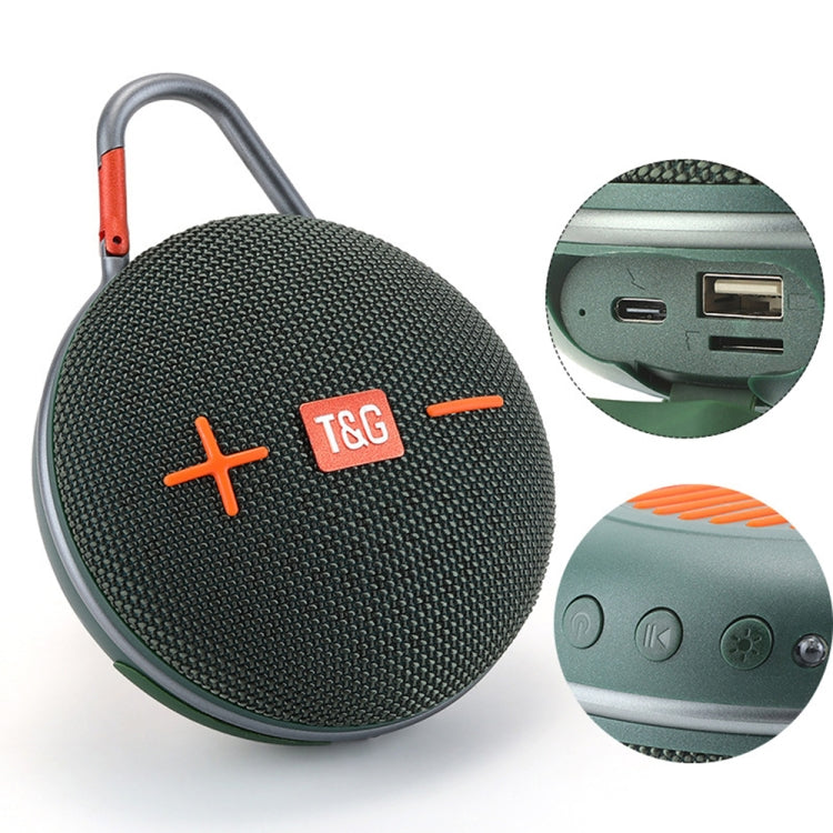 T&G TG648 TWS Outdoor Mini Portable Wireless Bluetooth Speaker with LED Light, TG648