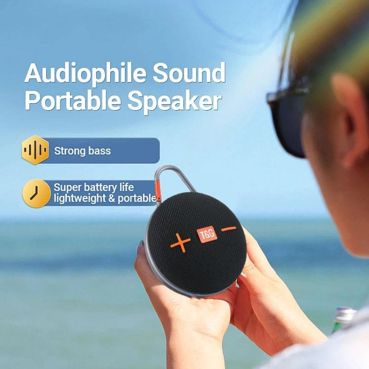 T&G TG648 TWS Outdoor Mini Portable Wireless Bluetooth Speaker with LED Light, TG648