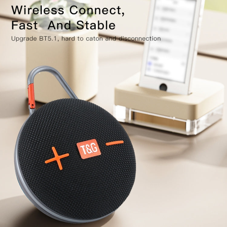 T&G TG648 TWS Outdoor Mini Portable Wireless Bluetooth Speaker with LED Light, TG648