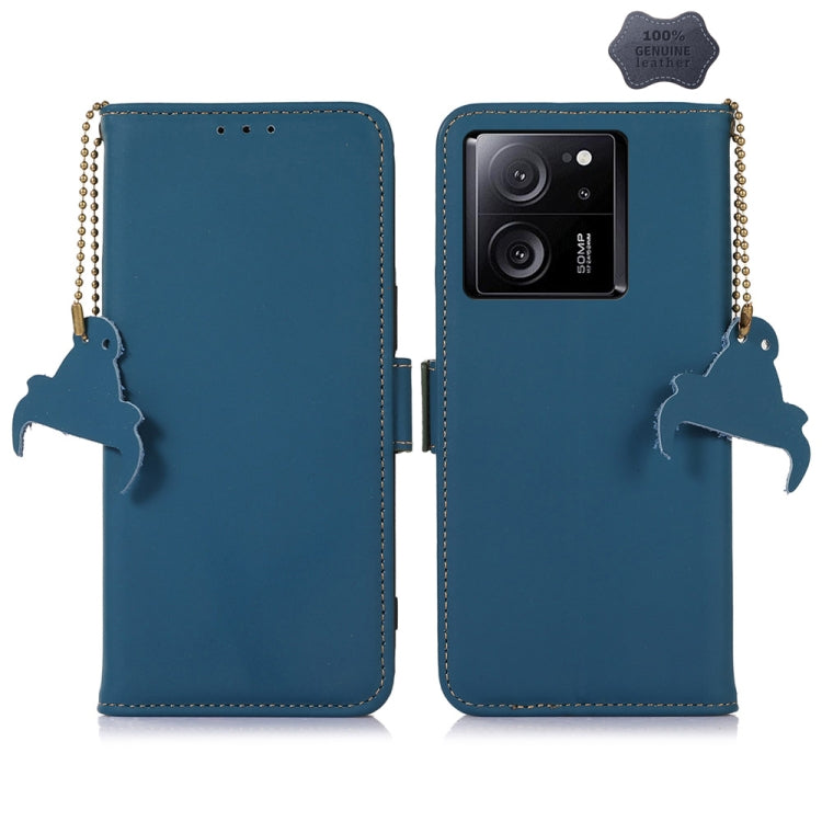 Genuine Leather Magnetic RFID Leather Phone Case