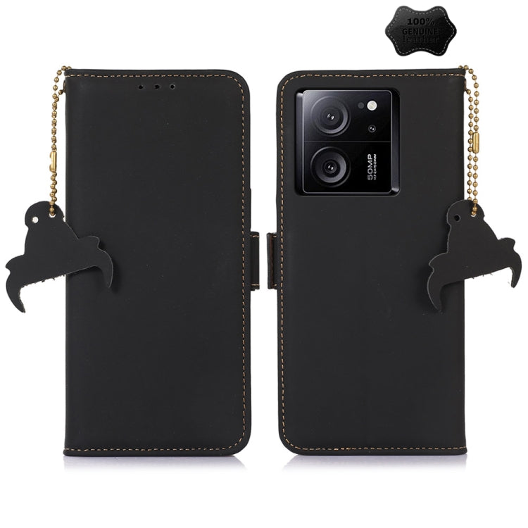 Genuine Leather Magnetic RFID Leather Phone Case