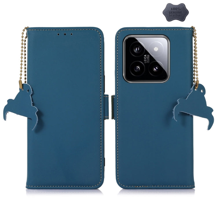 Genuine Leather Magnetic RFID Leather Phone Case