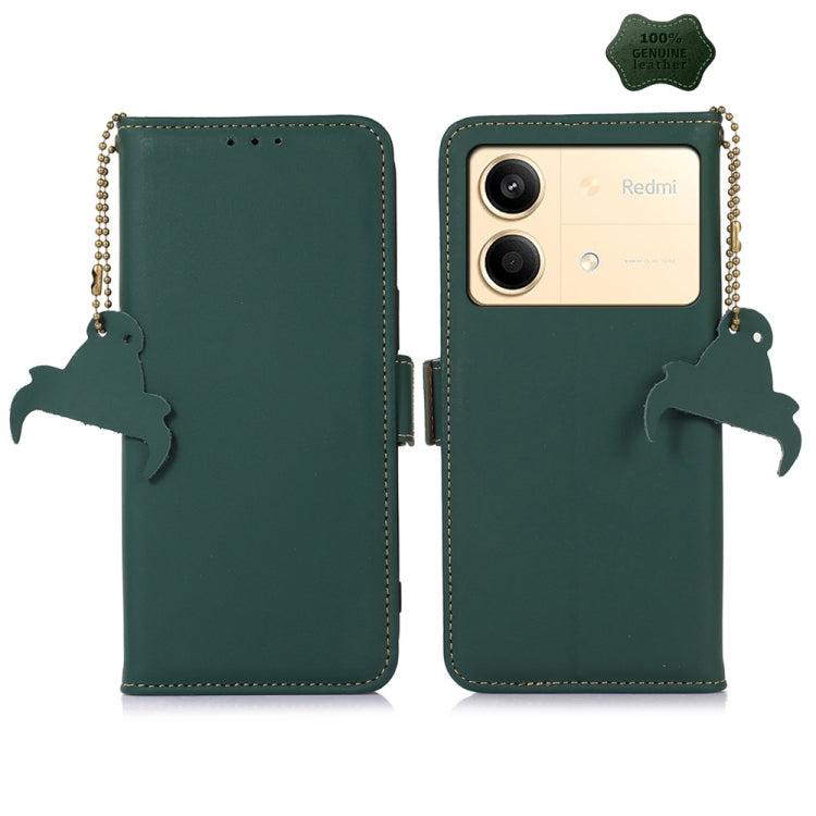 Genuine Leather Magnetic RFID Leather Phone Case