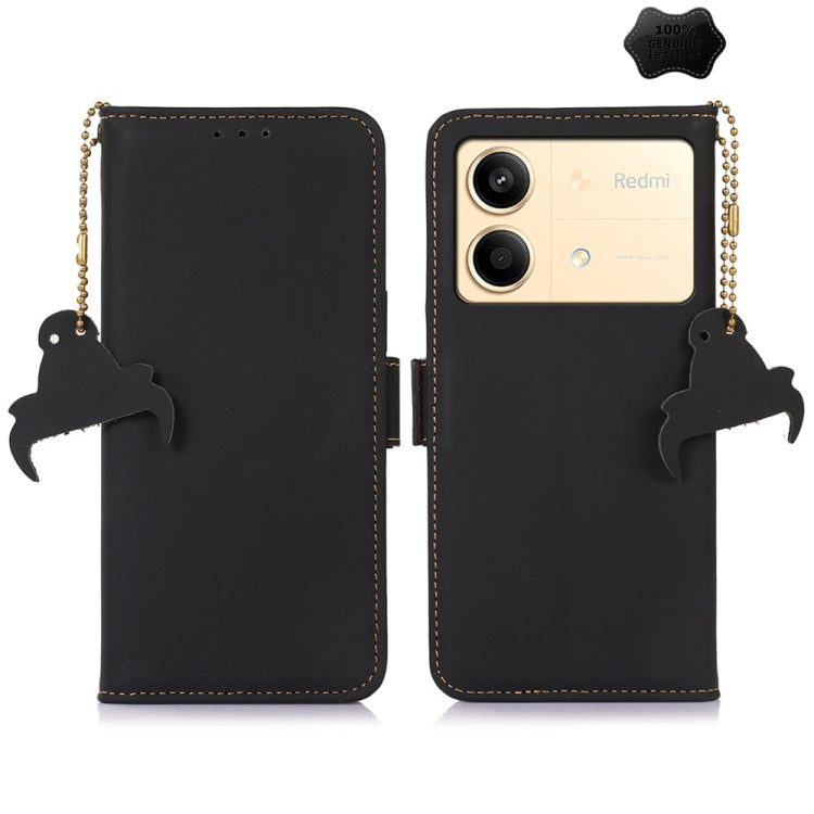 Genuine Leather Magnetic RFID Leather Phone Case