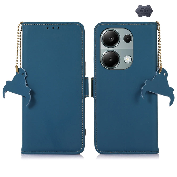 Genuine Leather Magnetic RFID Leather Phone Case