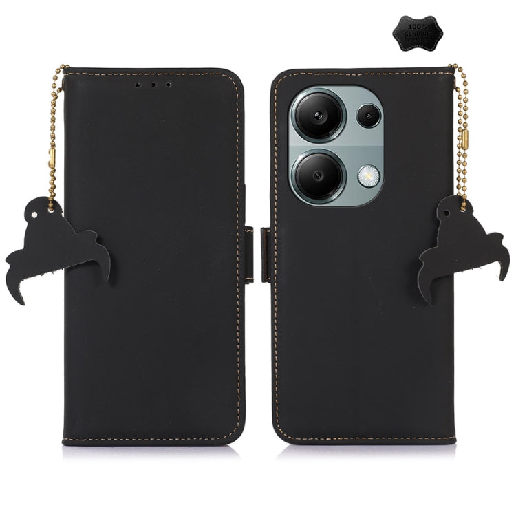 Genuine Leather Magnetic RFID Leather Phone Case