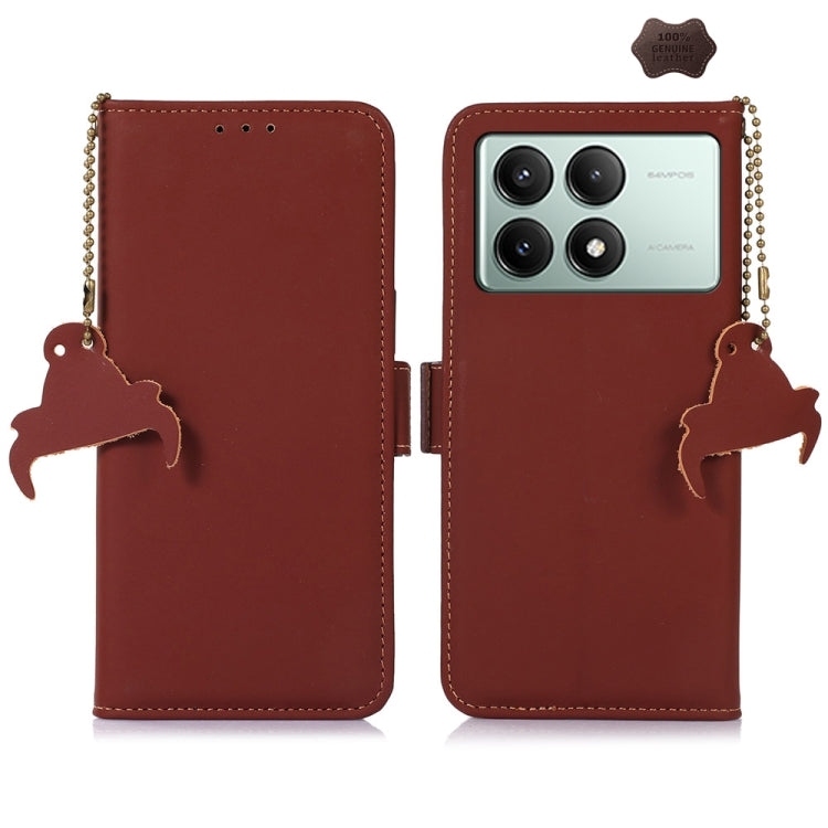 Genuine Leather Magnetic RFID Leather Phone Case