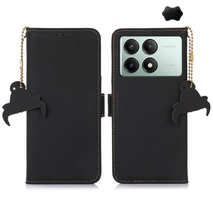 Genuine Leather Magnetic RFID Leather Phone Case