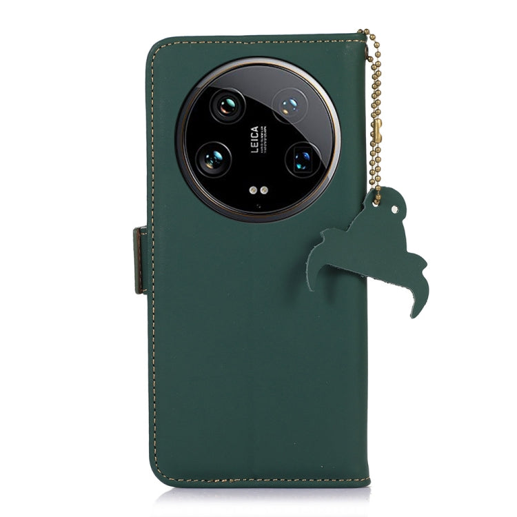 Genuine Leather Magnetic RFID Leather Phone Case