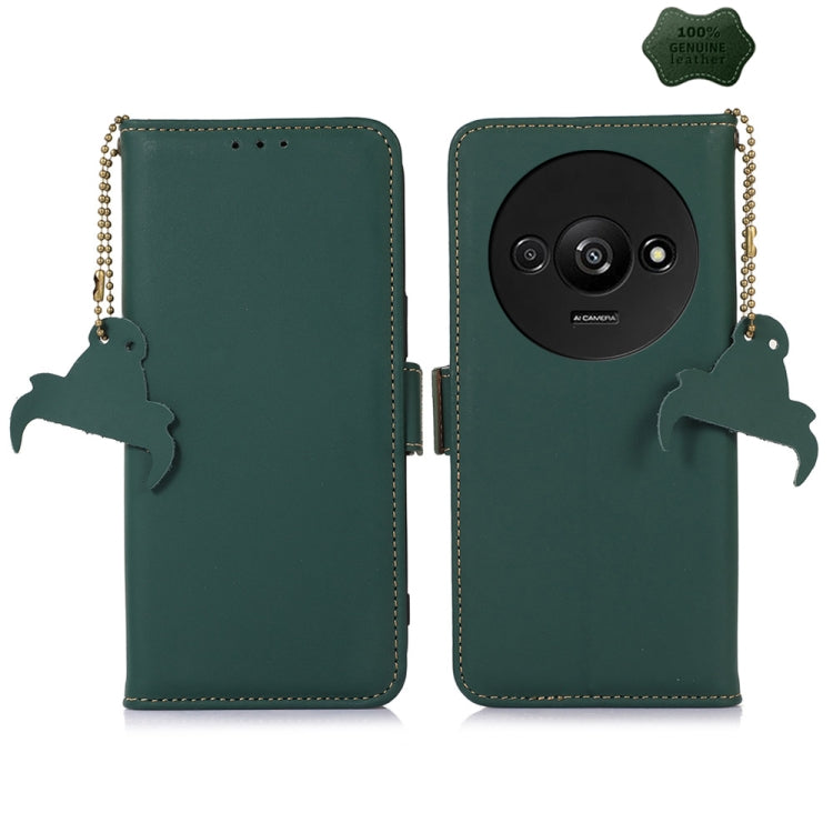 Genuine Leather Magnetic RFID Leather Phone Case