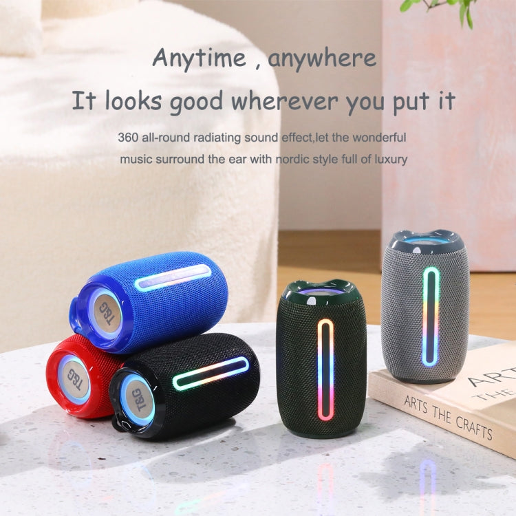 T&G TG653 TWS LED Mini Portable Wireless Stereo Sound Outdoor Speaker, TG653