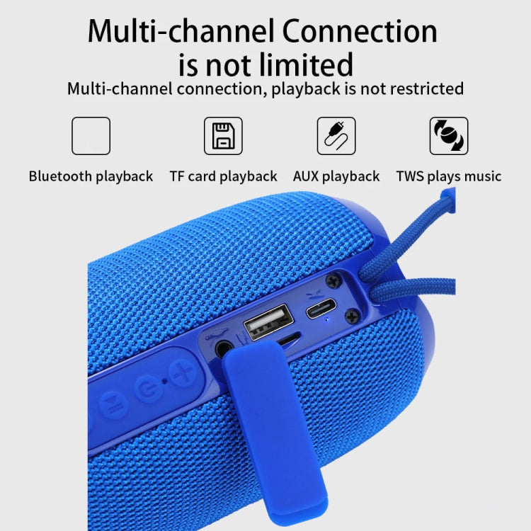 T&G TG653 TWS LED Mini Portable Wireless Stereo Sound Outdoor Speaker, TG653