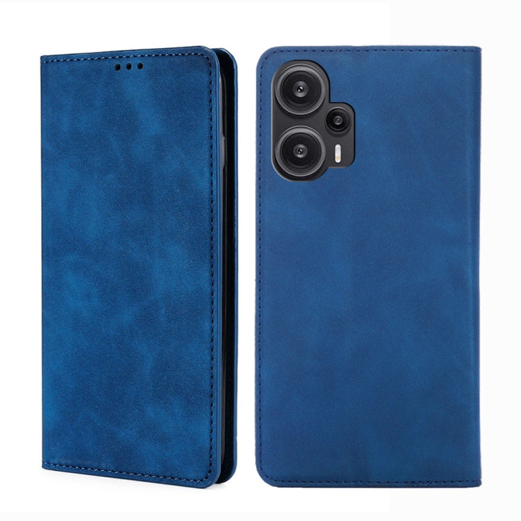 Skin Feel Magnetic Leather Phone Case