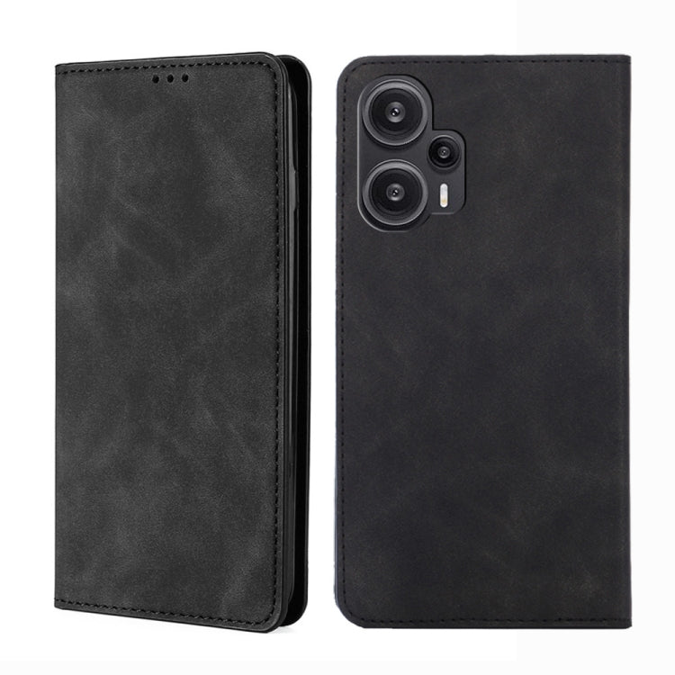 Skin Feel Magnetic Leather Phone Case