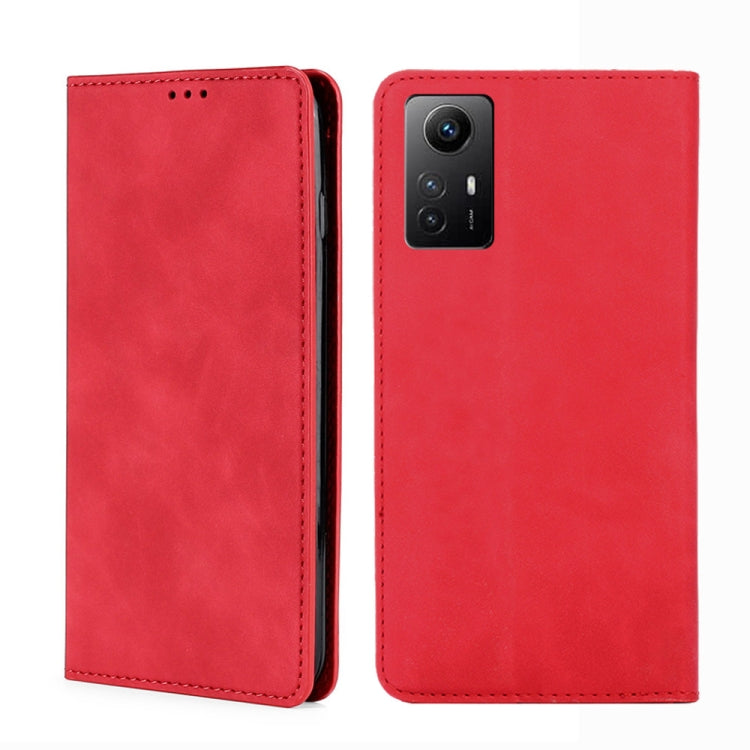 Skin Feel Magnetic Leather Phone Case