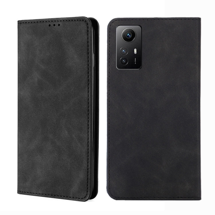Skin Feel Magnetic Leather Phone Case