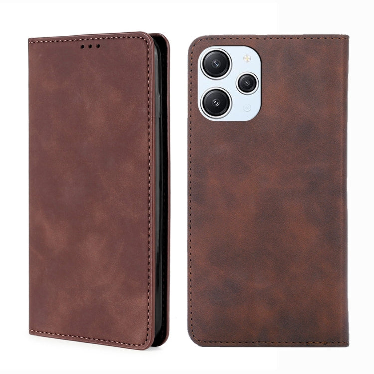 Skin Feel Magnetic Leather Phone Case