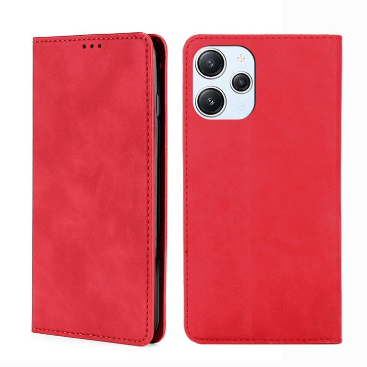 Skin Feel Magnetic Leather Phone Case