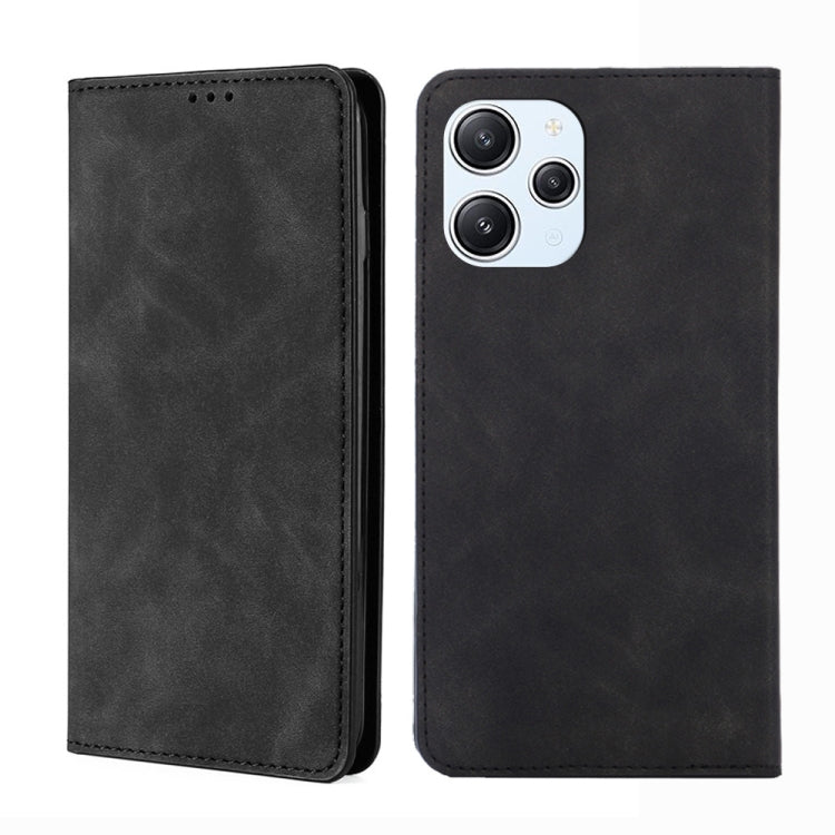 Skin Feel Magnetic Leather Phone Case