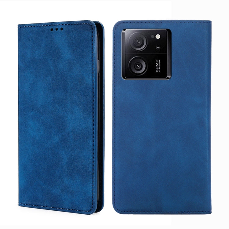 Skin Feel Magnetic Leather Phone Case