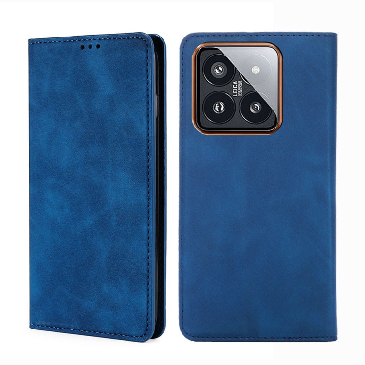 Skin Feel Magnetic Leather Phone Case, For Xiaomi Redmi Note 13R Pro 5G, For Xiaomi 14 Pro, For Xiaomi 14, For Xiaomi Redmi 13C