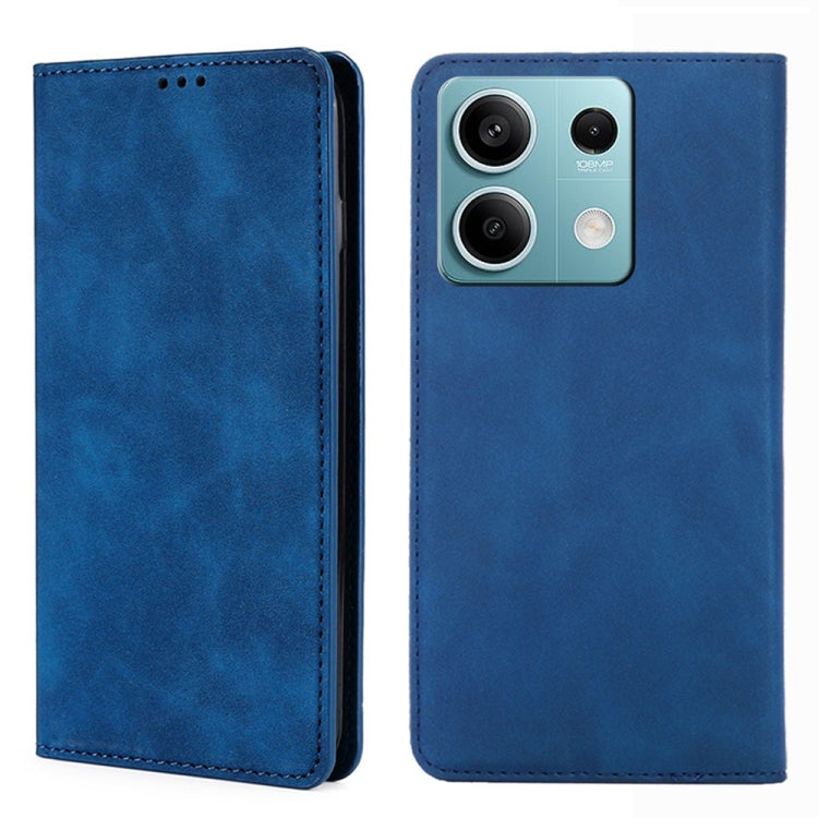 Skin Feel Magnetic Leather Phone Case