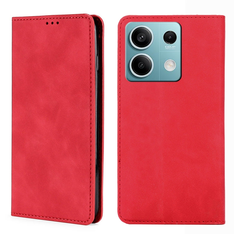 Skin Feel Magnetic Leather Phone Case