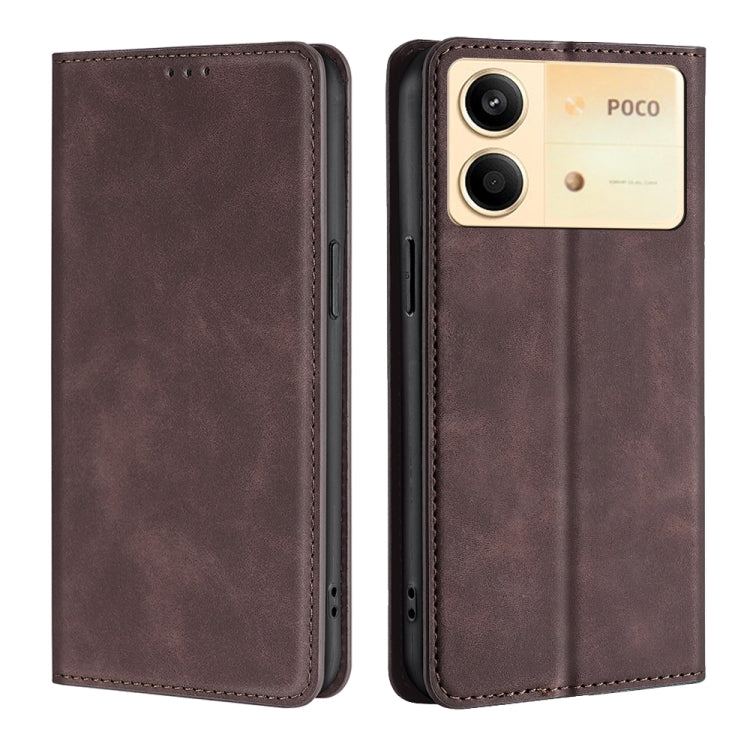 Skin Feel Magnetic Leather Phone Case, For Xiaomi Redmi Note 13R Pro 5G, For Xiaomi 14 Pro, For Xiaomi 14, For Xiaomi Redmi 13C