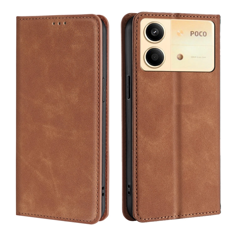 Skin Feel Magnetic Leather Phone Case