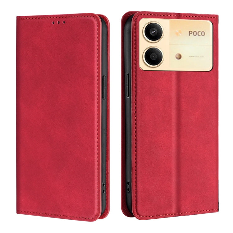 Skin Feel Magnetic Leather Phone Case