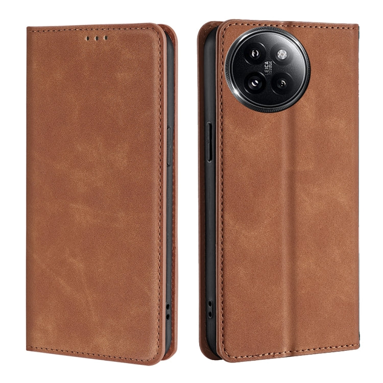 Skin Feel Magnetic Leather Phone Case