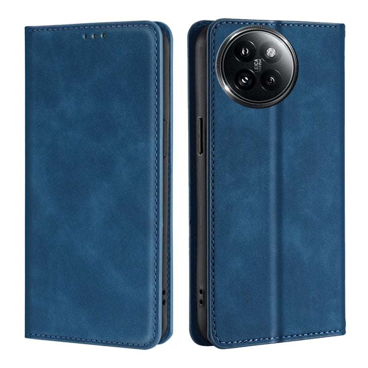 Skin Feel Magnetic Leather Phone Case