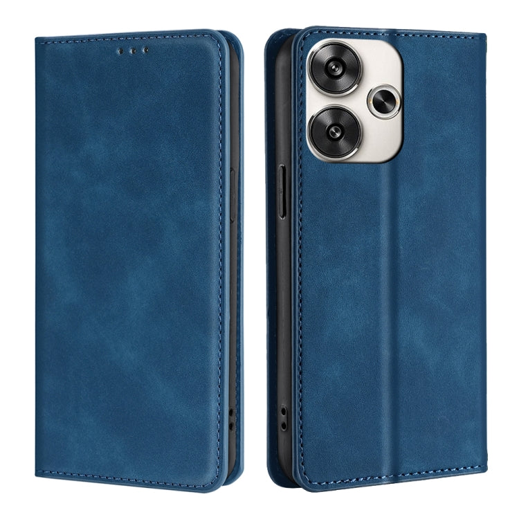 Skin Feel Magnetic Leather Phone Case, For Xiaomi Redmi Turbo 3 5G, For Xiaomi Civi 4 Pro, For Xiaomi Redmi A3 4G, For Xiaomi Redmi Note 13 4G