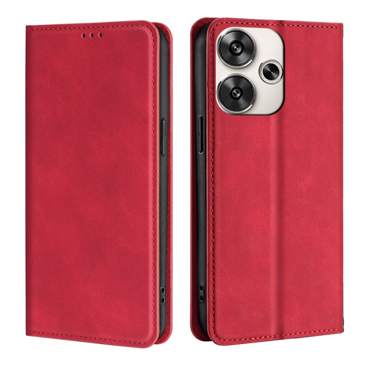 Skin Feel Magnetic Leather Phone Case