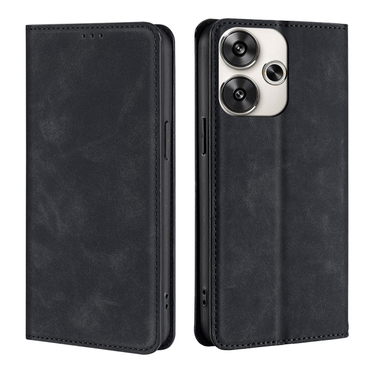 Skin Feel Magnetic Leather Phone Case
