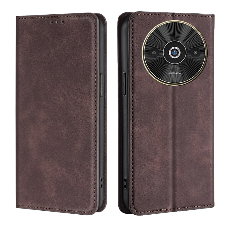 Skin Feel Magnetic Leather Phone Case