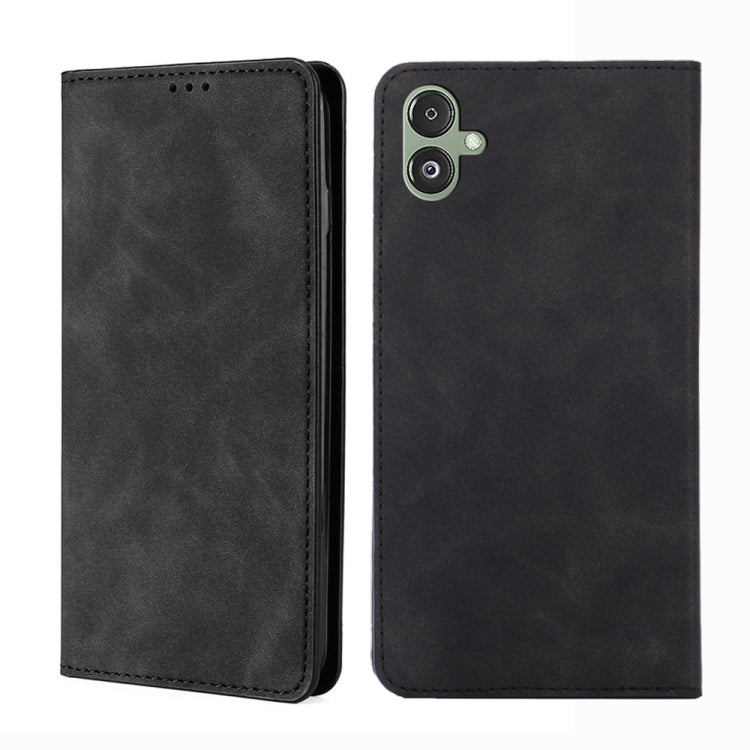 Skin Feel Magnetic Leather Phone Case, For Samsung Galaxy M34 5G / F34 5G, For Samsung Galaxy M54 5G, For Samsung Galaxy F14 5G, For Samsung Galaxy M14 5G