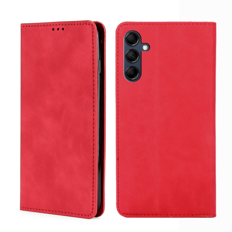 Skin Feel Magnetic Leather Phone Case, For Samsung Galaxy M34 5G / F34 5G, For Samsung Galaxy M54 5G, For Samsung Galaxy F14 5G, For Samsung Galaxy M14 5G