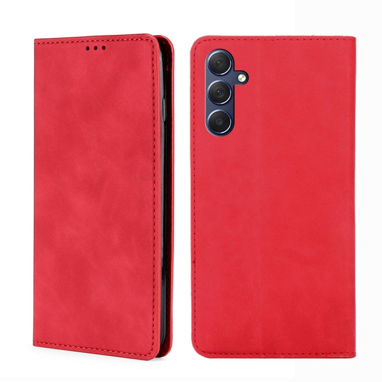Skin Feel Magnetic Leather Phone Case, For Samsung Galaxy M34 5G / F34 5G, For Samsung Galaxy M54 5G, For Samsung Galaxy F14 5G, For Samsung Galaxy M14 5G